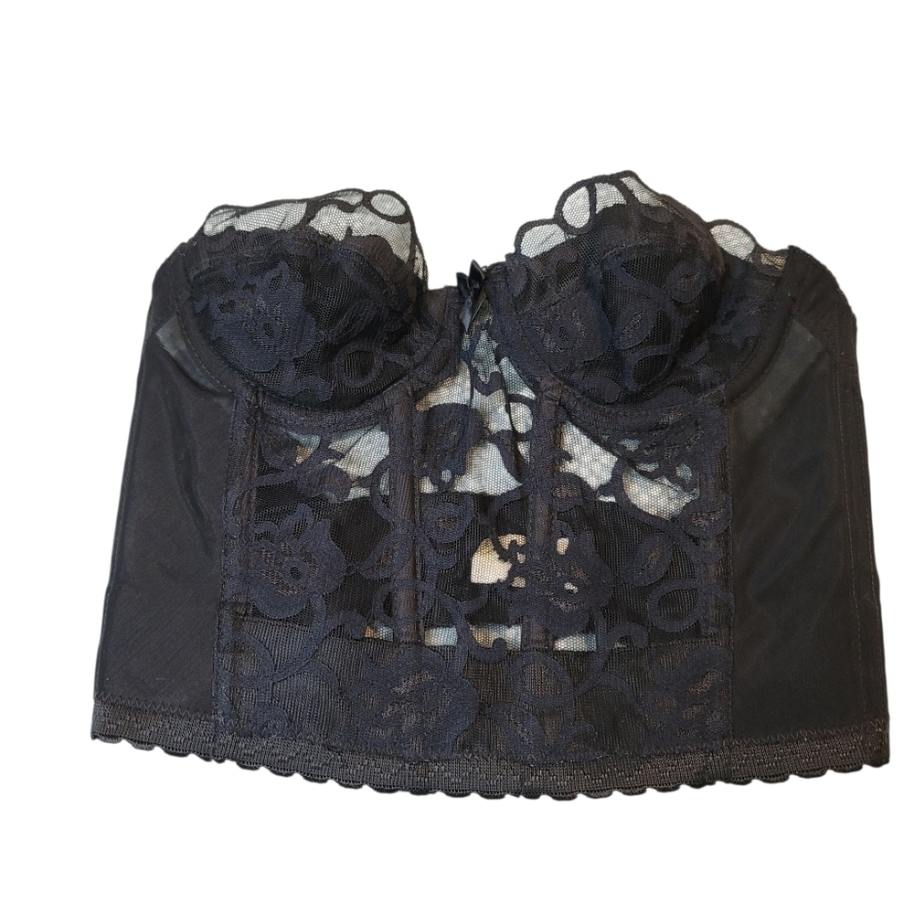 VTG Victoria Secret Strapless Bustier - Sz 32A